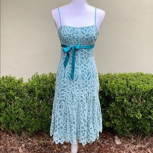 Beautiful Blue Betsey Johnson Lace Dress